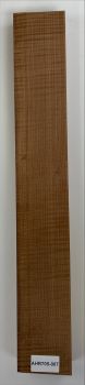Neck Sycamore / European Maple, Unique Piece #007, curly, roasted "Choco" 720x110x43mm